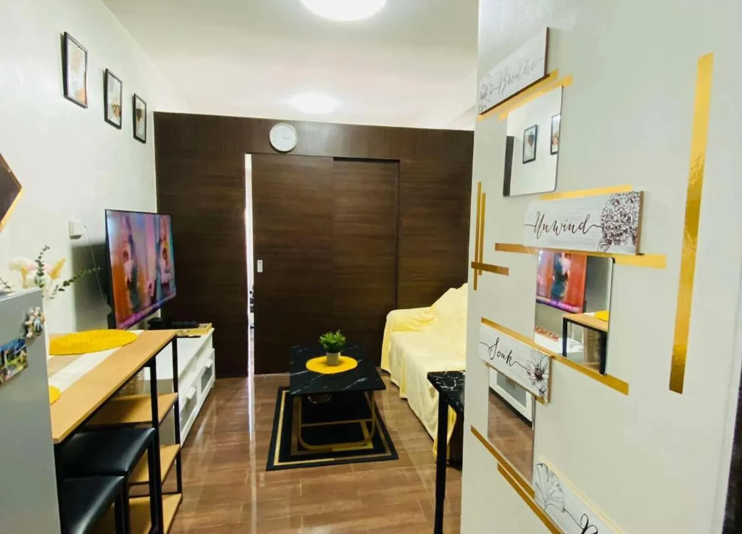 アパート Stylish Condo In Makati City With Stunning Views マニラ市
